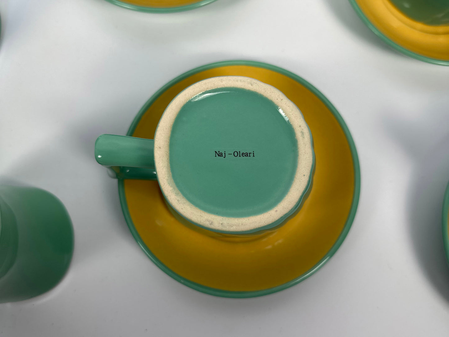 1980s Memphis coffee set by Massimo Iosa Ghini for Naj Oleari