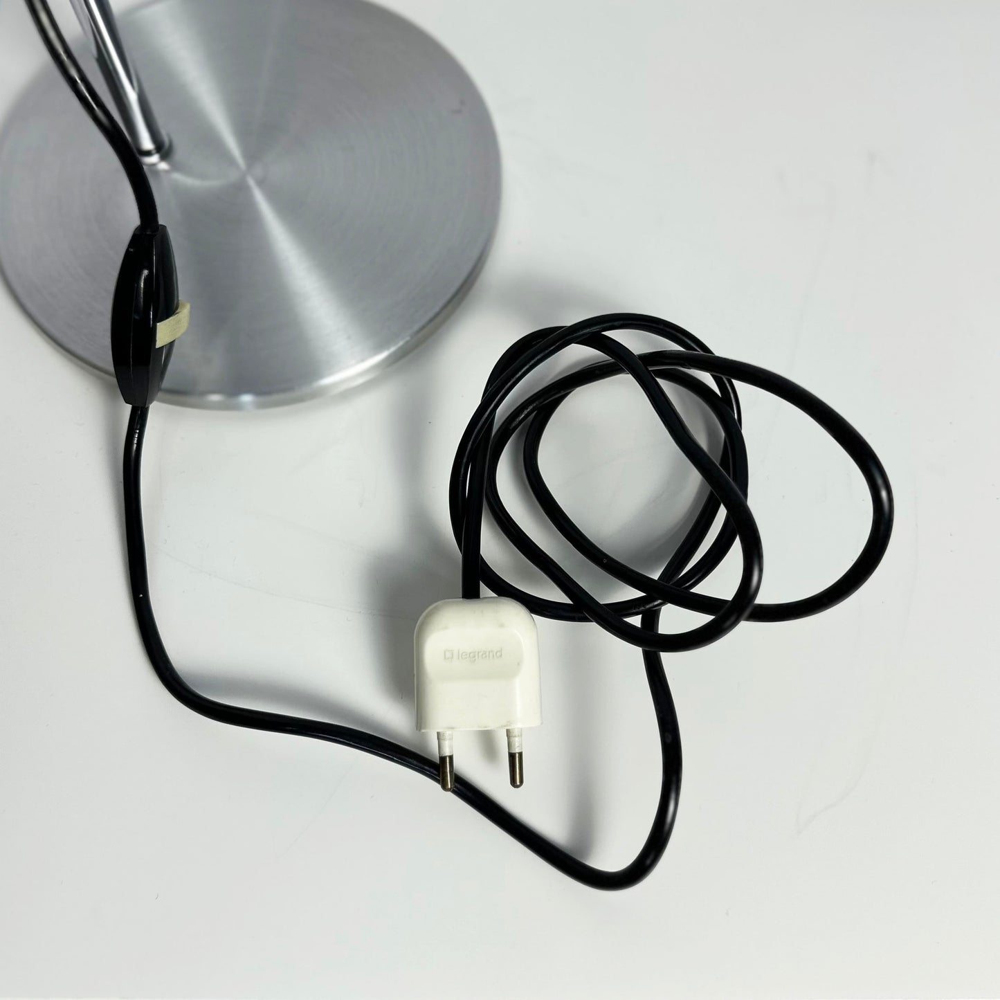 Vintage 1970s Aluminium & Chrome Desk Lamp