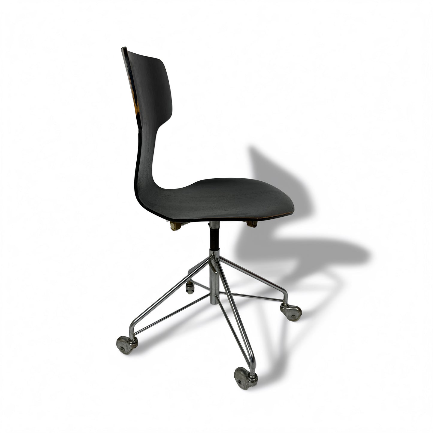 Vintage Model 3113 Swivel Office Chair from 1969 by Arne Jacobsen for Fritz Hansen