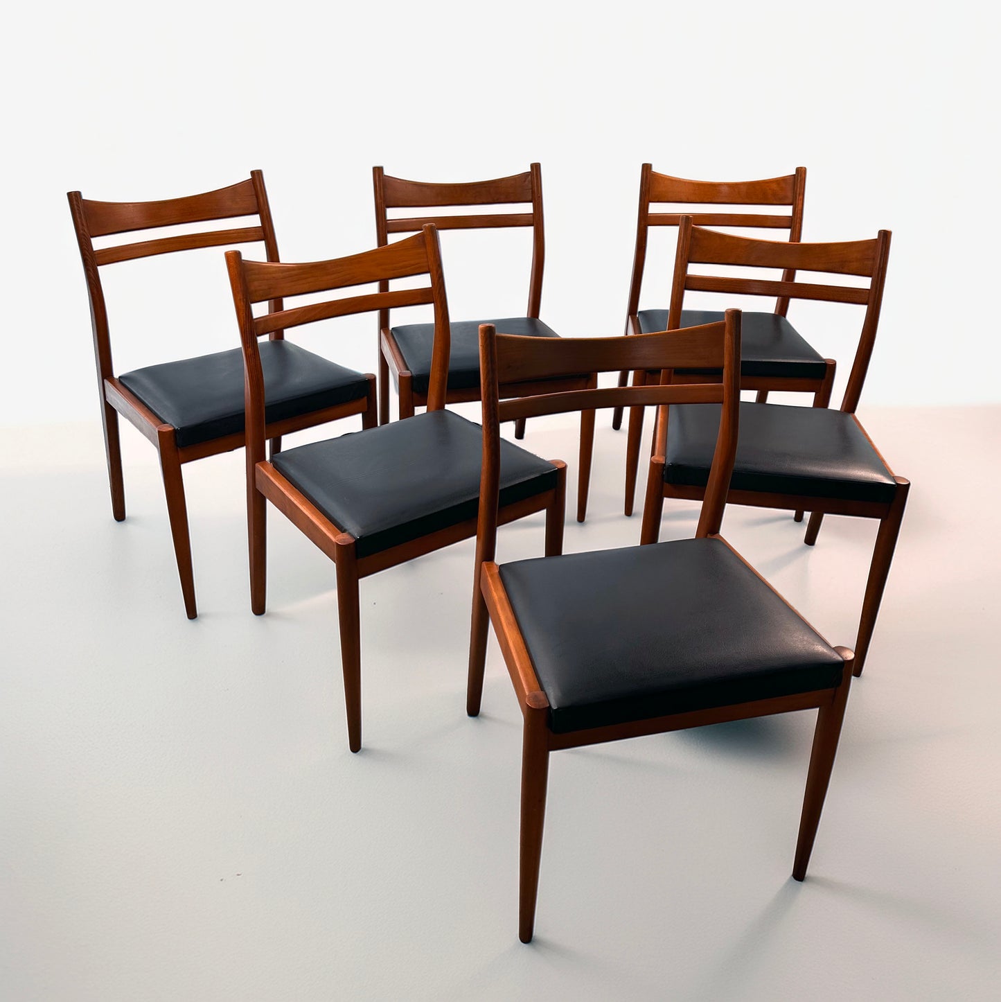 Set of 6 Mid-Century Dining Chairs in the Style of Johannes Andersen – 1960s