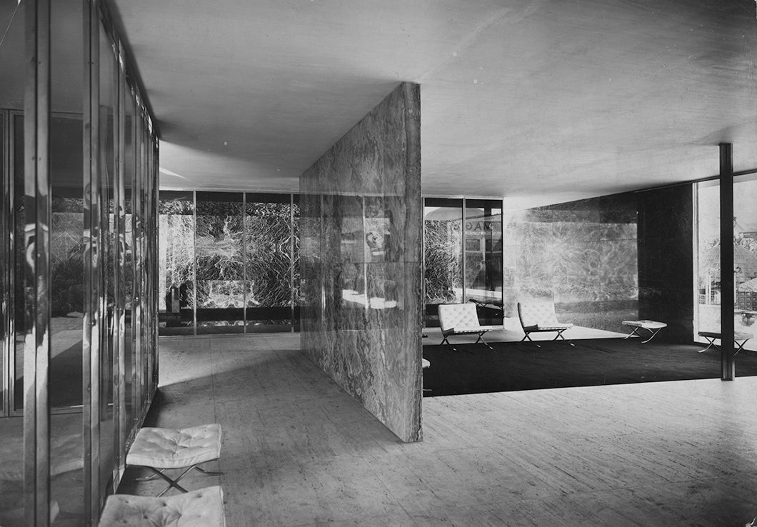 Original Knoll Barcelona Chair & Ottoman — Mies van der Rohe