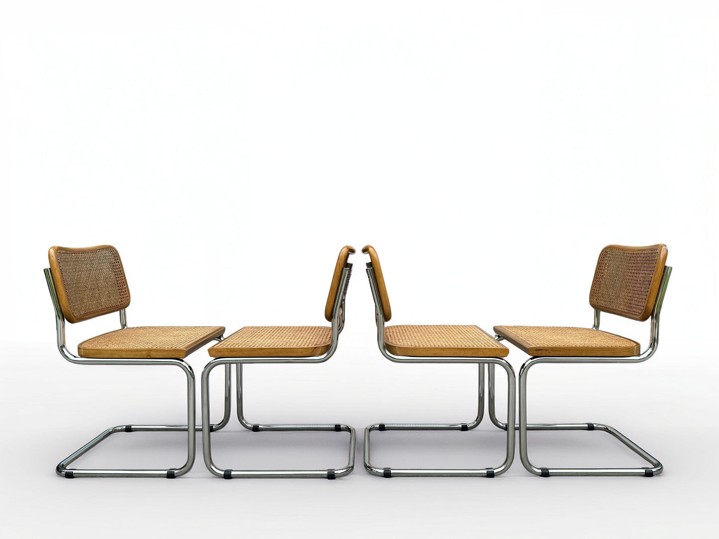 Set of 4 Vintage Cesca-Style Chairs