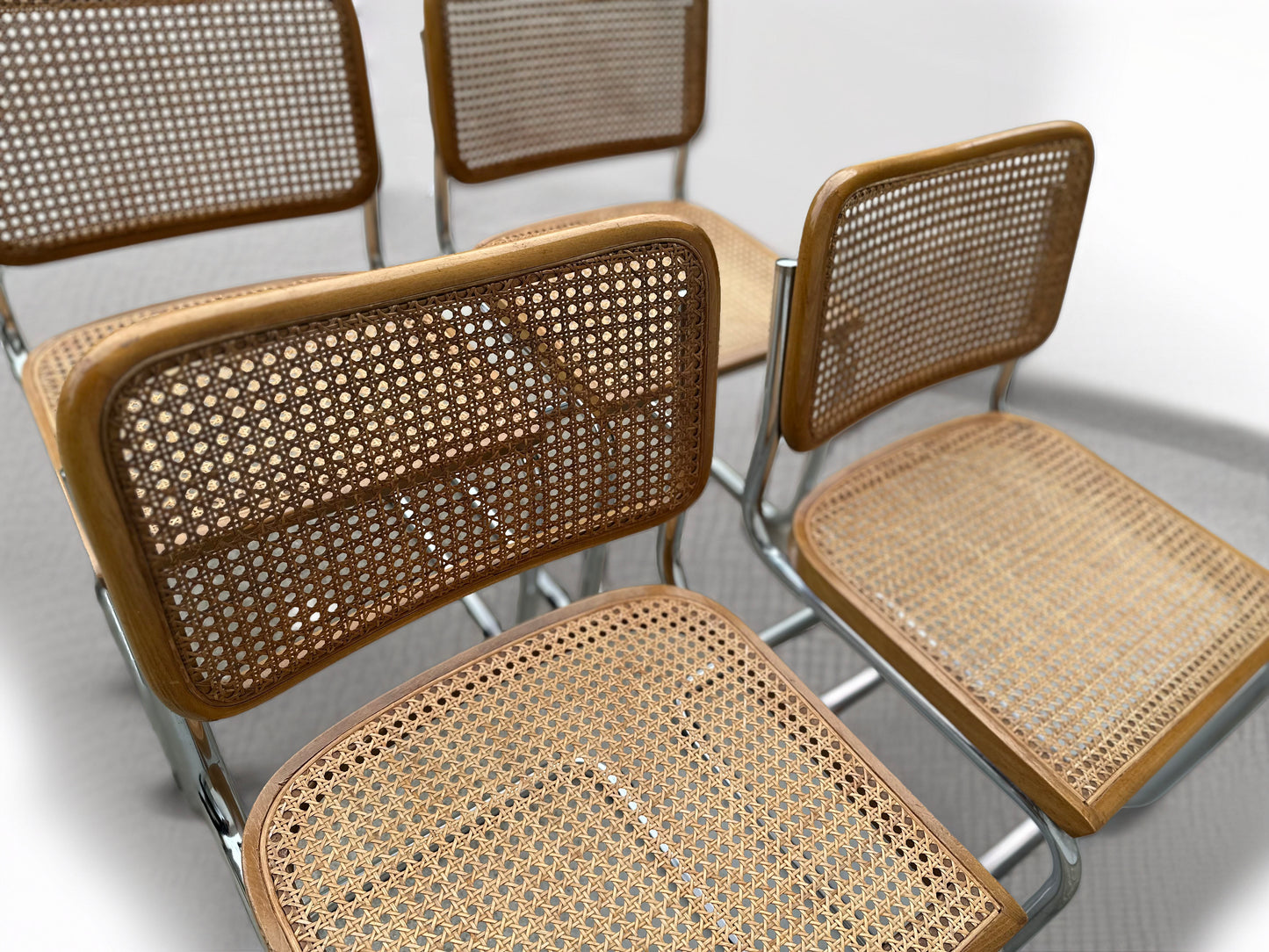 Set of 4 Vintage Cesca-Style Chairs