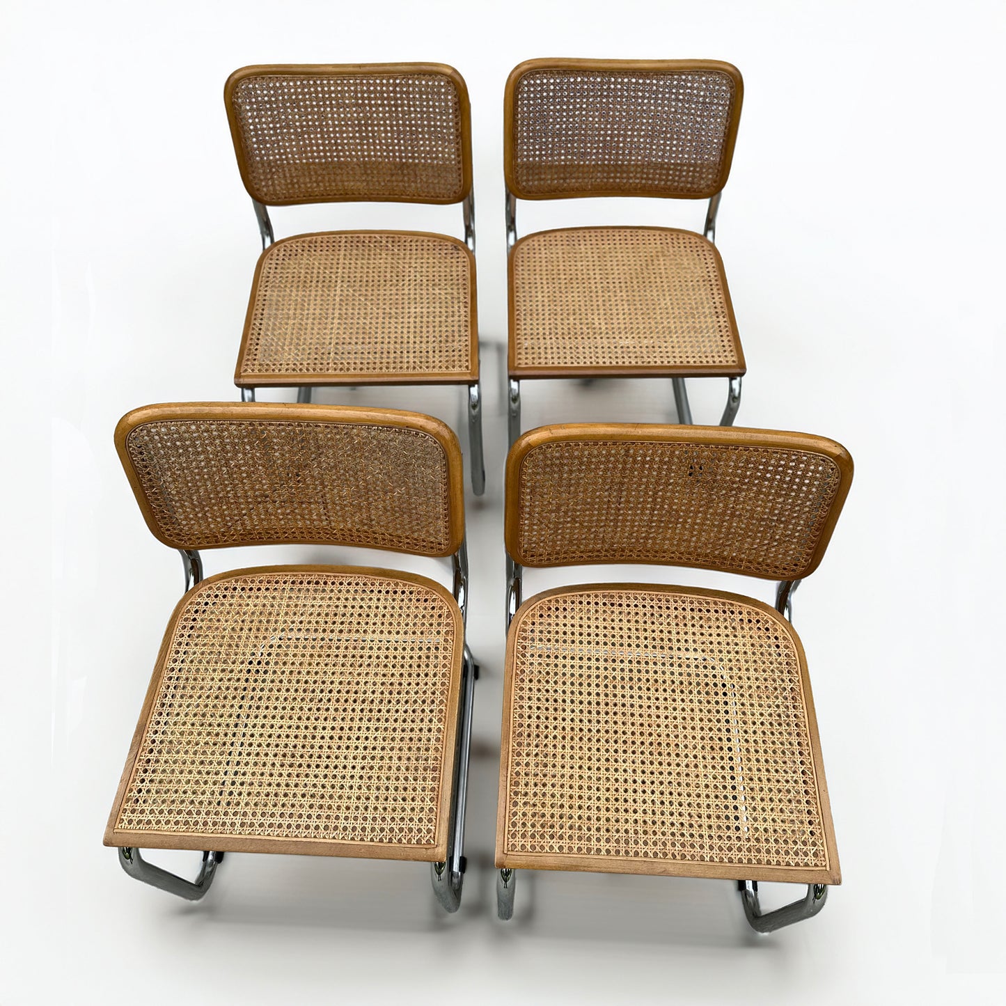 Set of 4 Vintage Cesca-Style Chairs