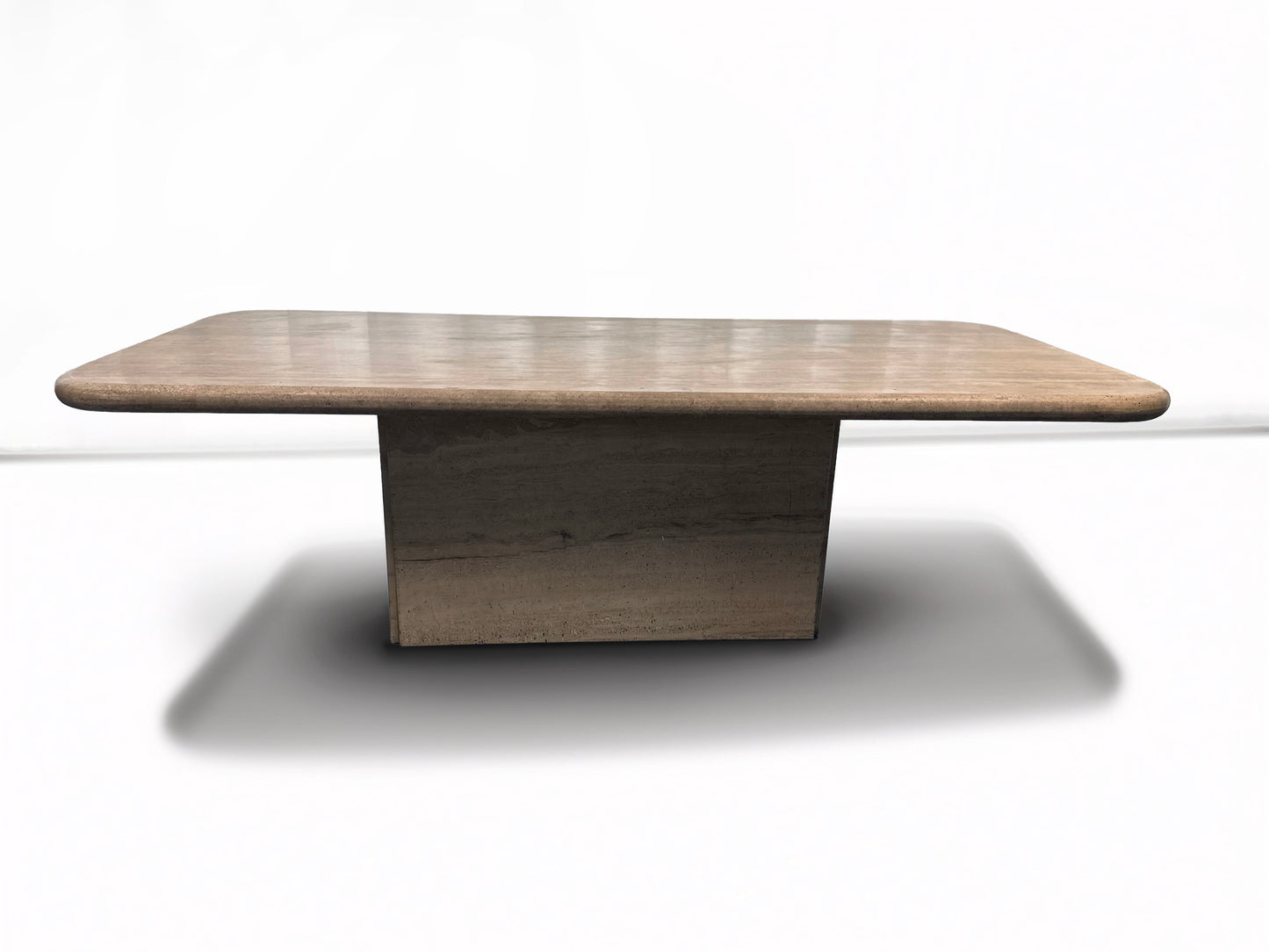 Vintage travertine coffee table