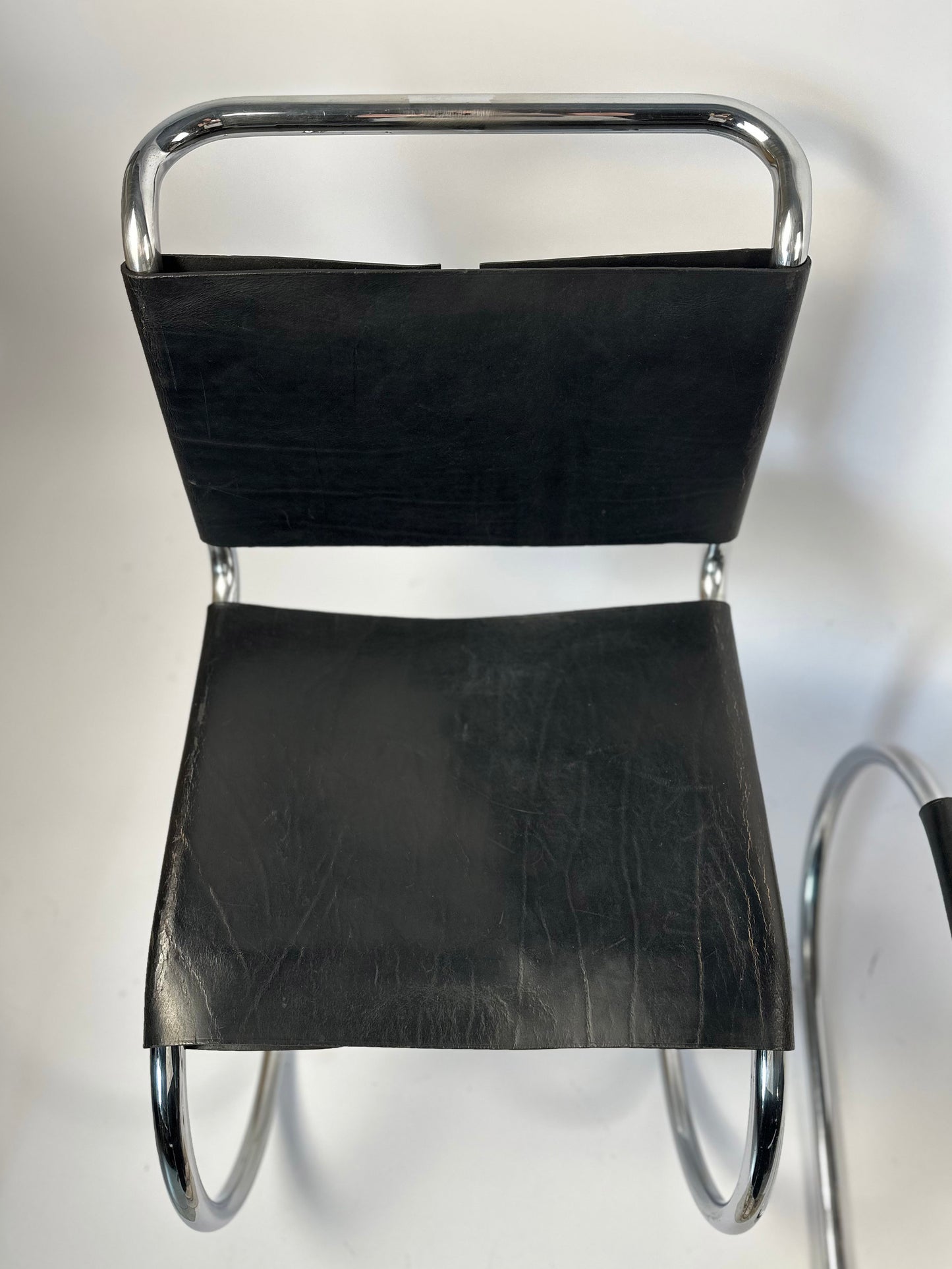 Pair of MR10 Lounge Chairs — Ludwig Mies van der Rohe, attr. Knoll, c. 1970s