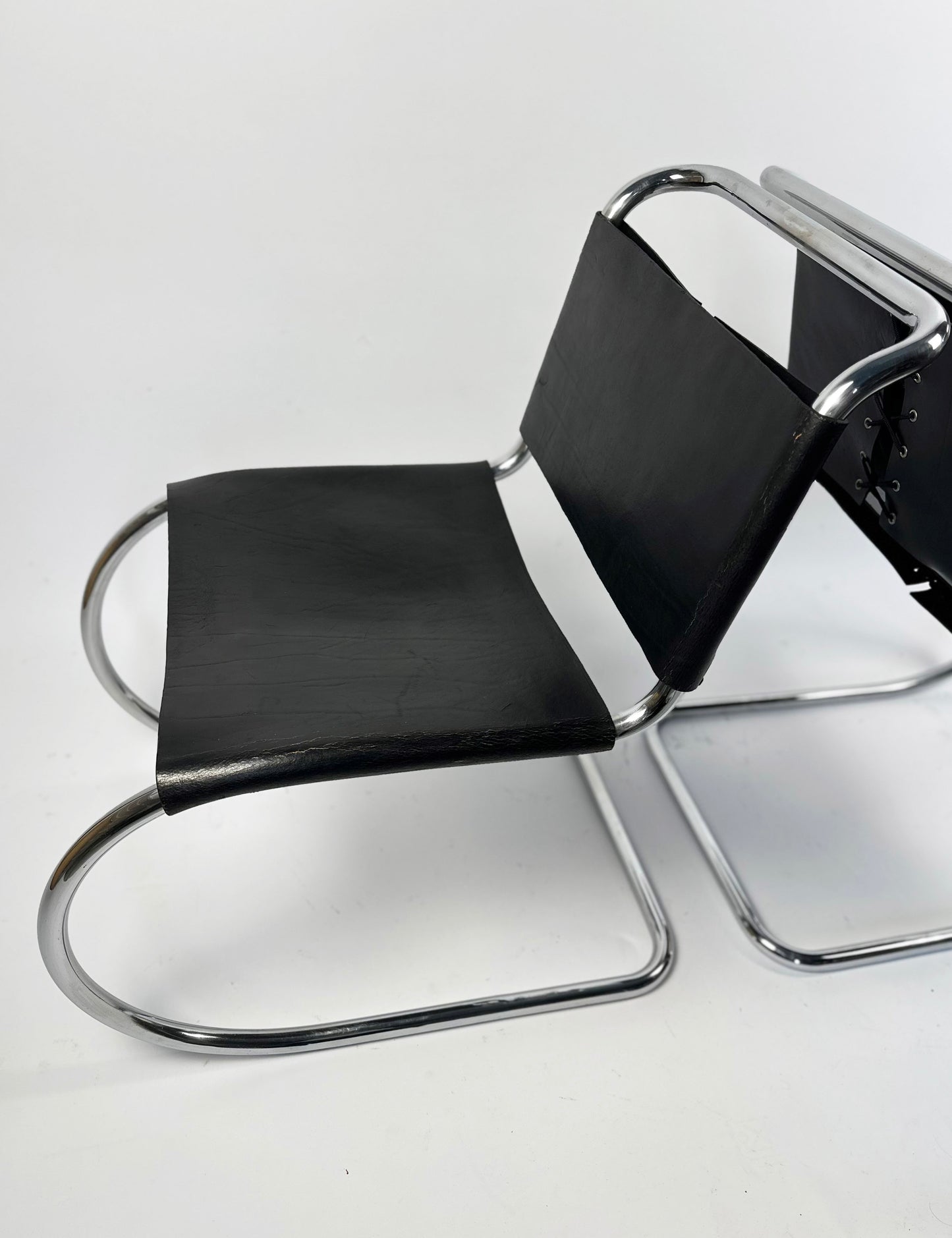 Pair of MR10 Lounge Chairs — Ludwig Mies van der Rohe, attr. Knoll, c. 1970s