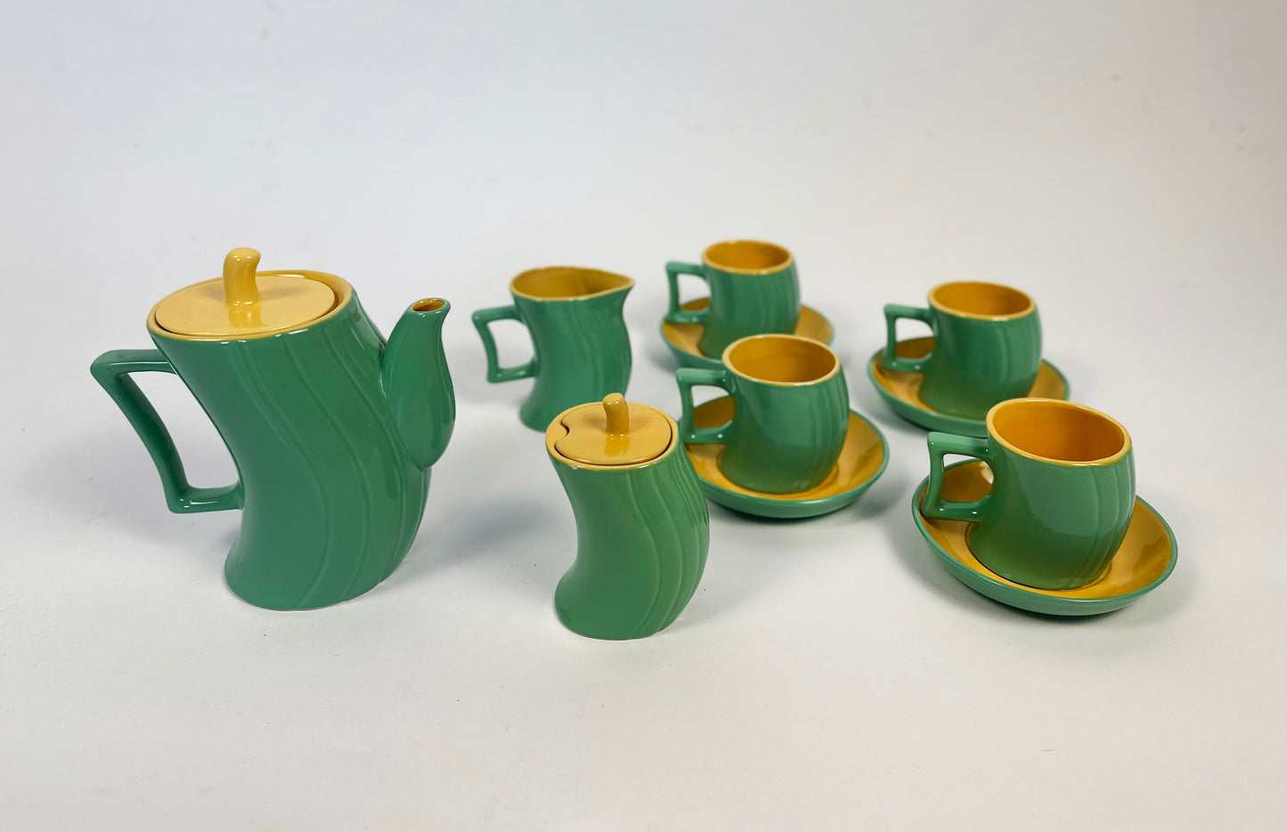 1980s Memphis coffee set by Massimo Iosa Ghini for Naj Oleari
