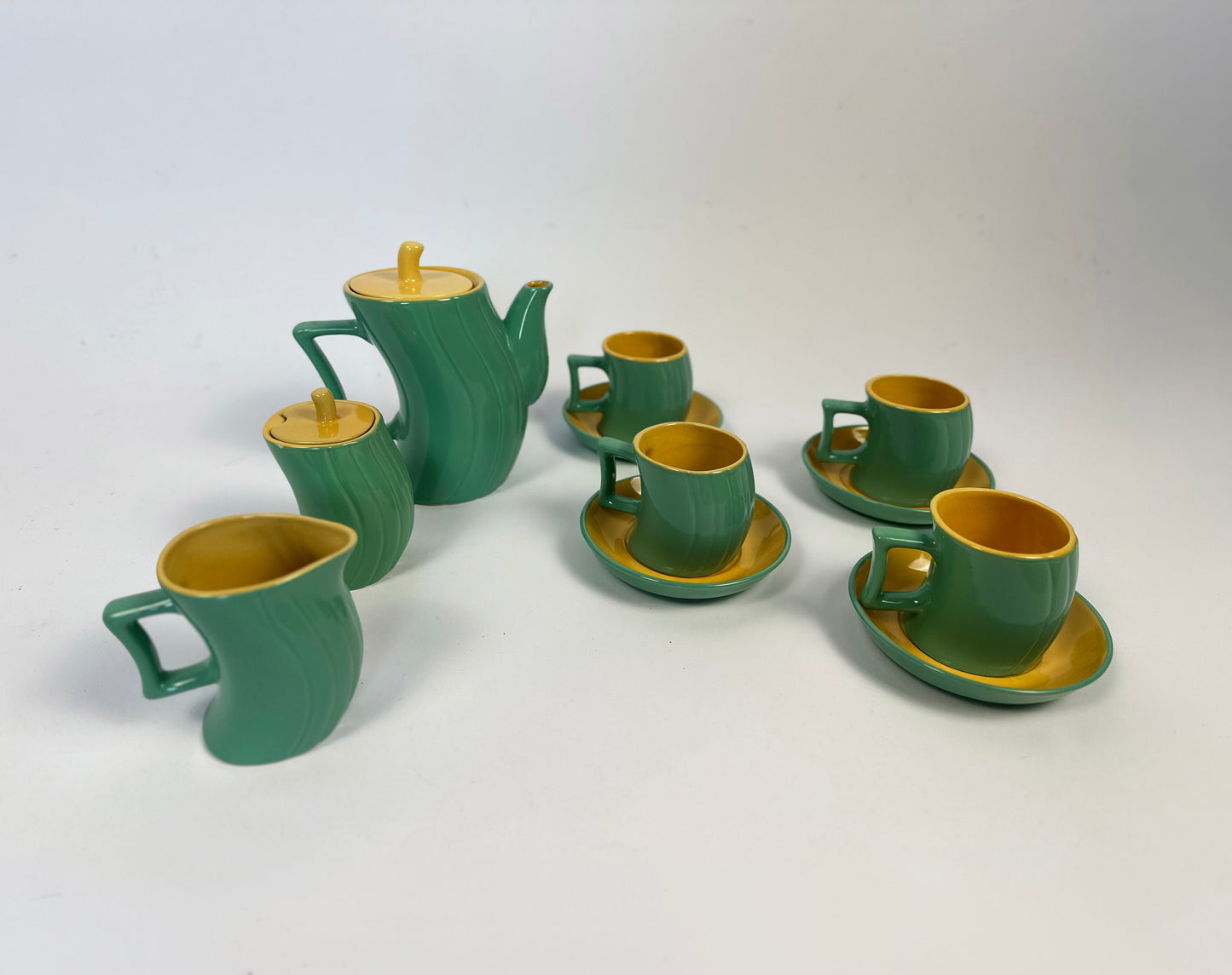 1980s Memphis coffee set by Massimo Iosa Ghini for Naj Oleari