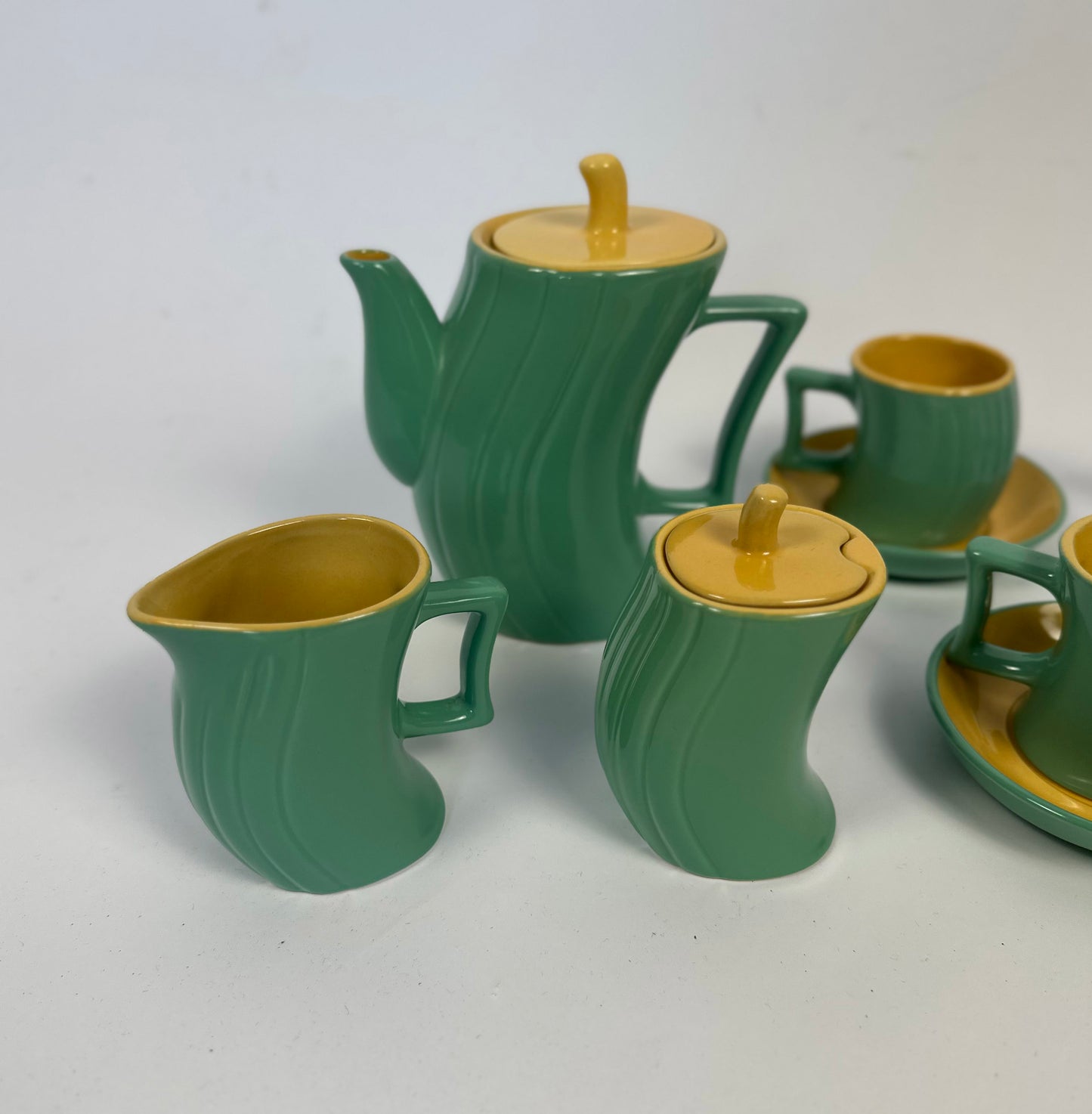 1980s Memphis coffee set by Massimo Iosa Ghini for Naj Oleari
