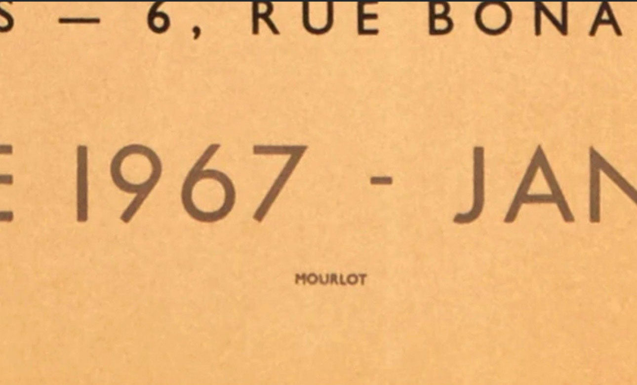 Original Lithographic Poster Picasso - Exhibition at Lucie Weill, 1967