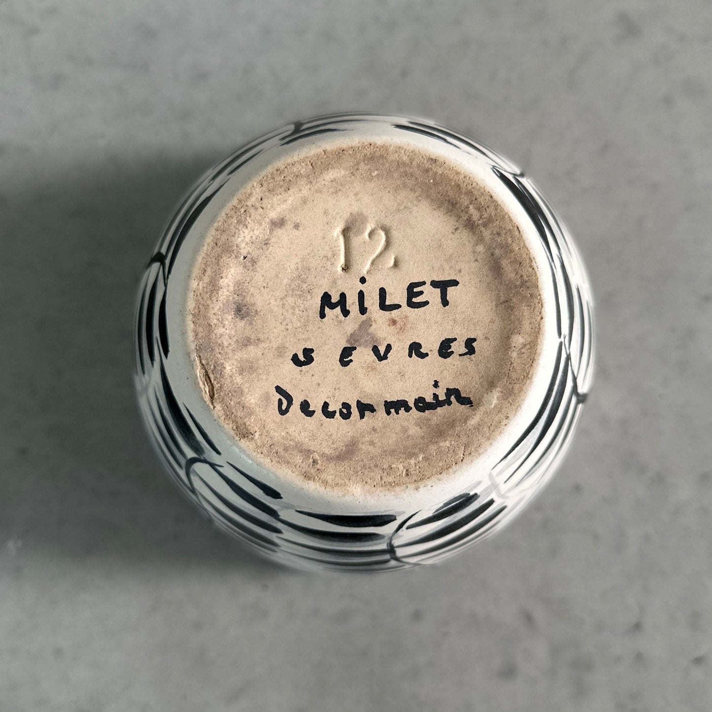 1950s flower pot Paul Milet Sevres