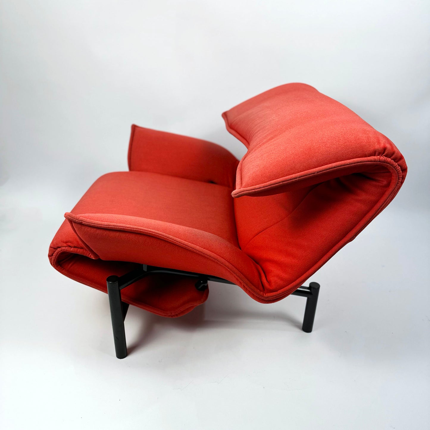 Vintage Red Veranda Chair by Vico Magistretti