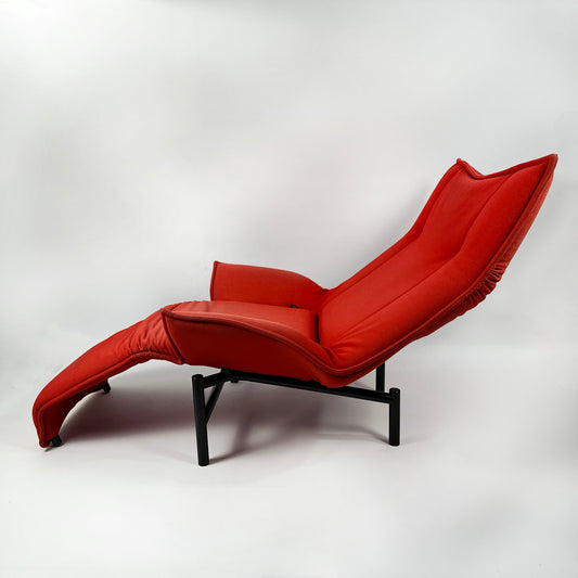 Vintage Red Veranda Chair by Vico Magistretti