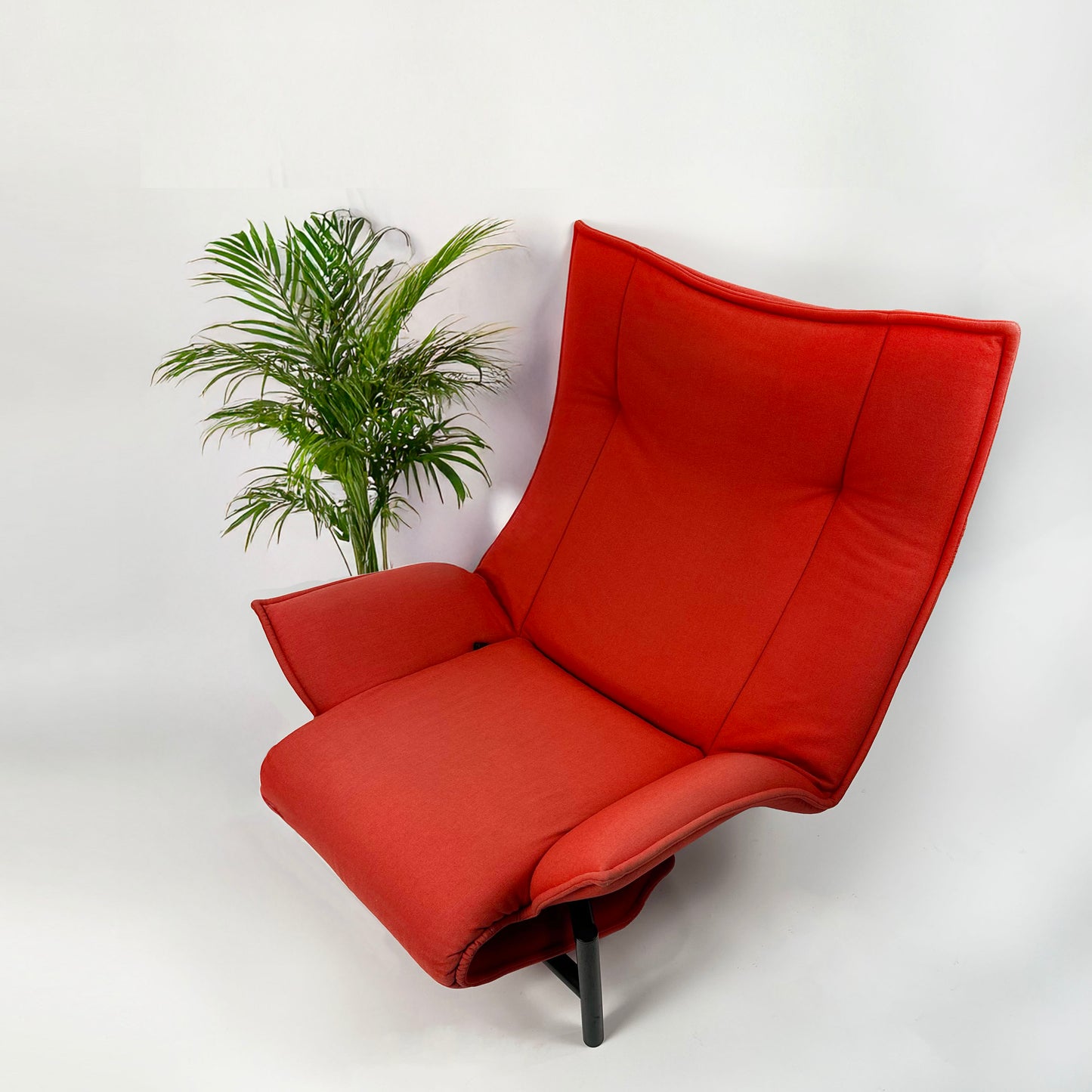 Vintage Red Veranda Chair by Vico Magistretti